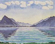 Ferdinand Hodler Lake Thun (nn03) painting